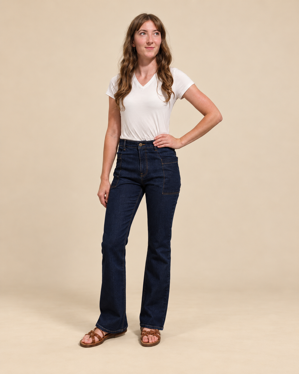 Women's High Rise Bootcut Jeans